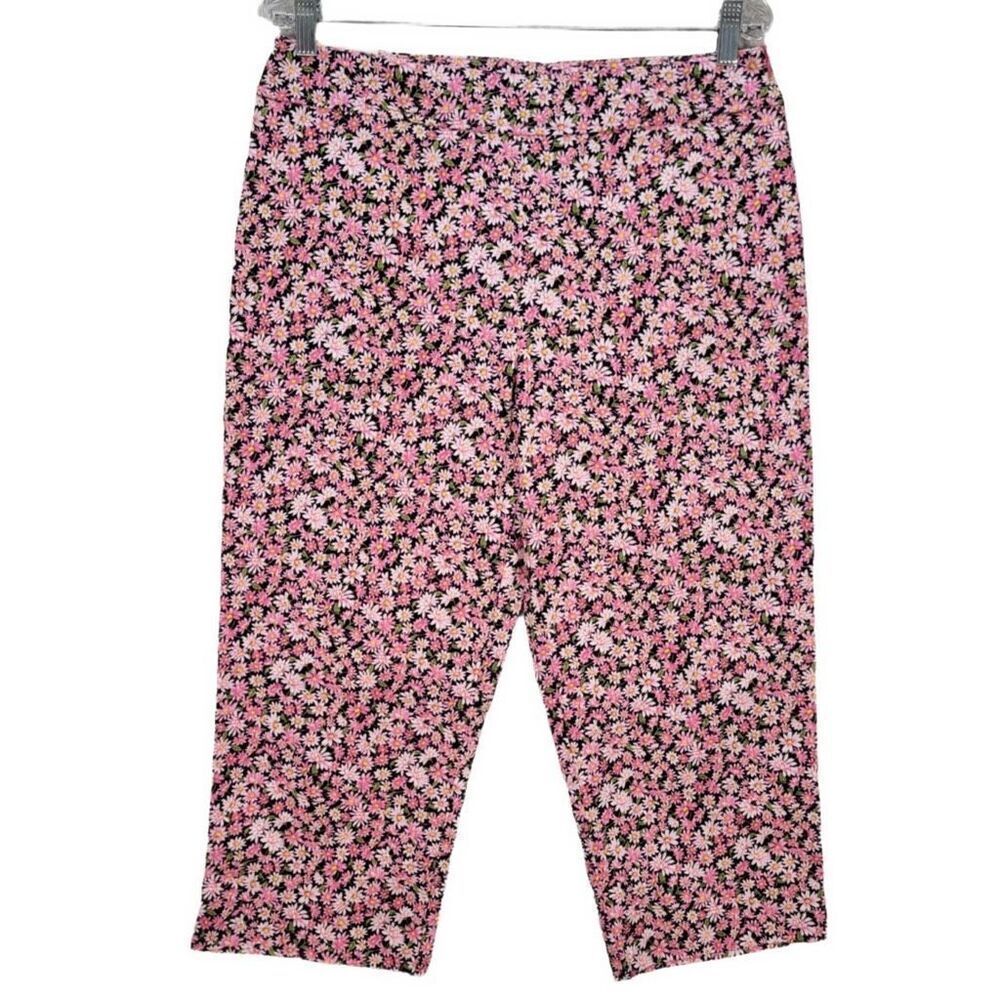 Chaus floral capris size 14 cotton spandex.